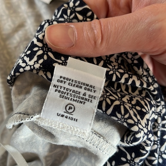 Diane Von Furstenberg Sigourney Wrap Dress Navy Floral - Picture 10 of 12